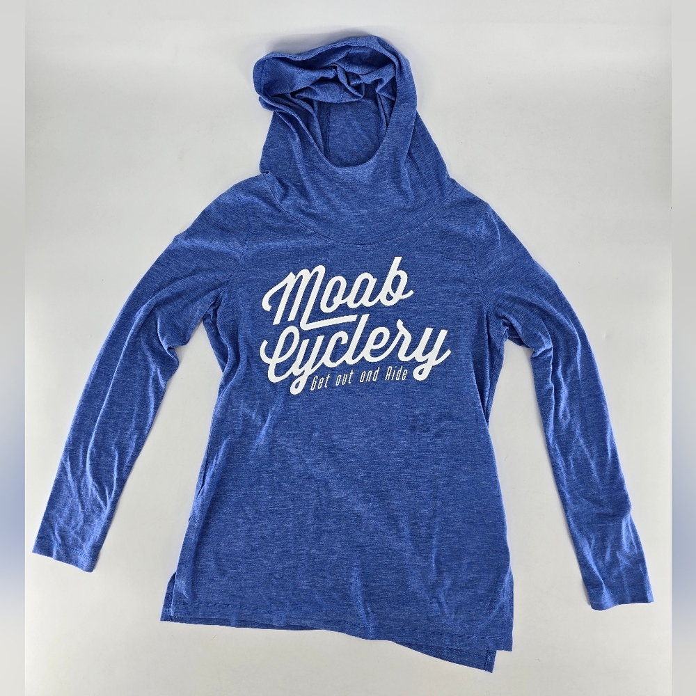 Blue Women's Hoodie Top‎